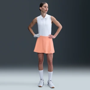 Damska rozkloszowana spódnica do golfa Dri-FIT Nike Tour - Pomarańczowy