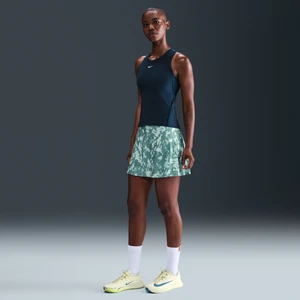 Damska rozkloszowana spódnica z nadrukiem Dri-FIT Nike Victory - Zieleń