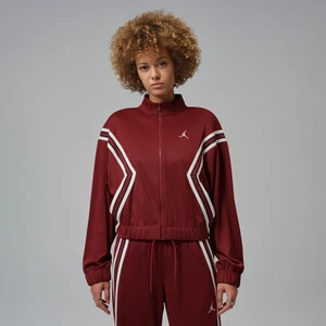 Damska rozpinana bluza dresowa Jordan Brooklyn - Czerwony