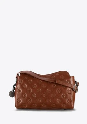 Damska skórzana listonoszka z monogramem podłużna Wittchen