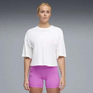 Zdjęcie produktu Damska skrócona koszulka oversize PUMA × HYROX Lifestyle, Odzież, Biały