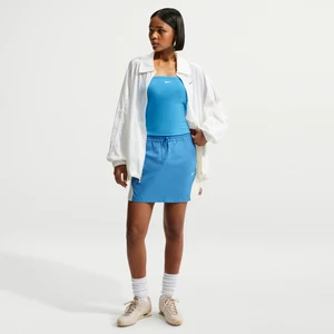 Damska spódnica mini ze średnim stanem Nike - Niebieski