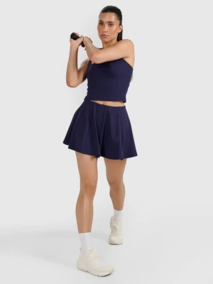 Damska spódnica tenisowa 4F 4FRAW25TFSKF020 - granatowa