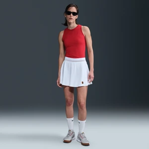 Damska spódnica tenisowa Dri-FIT NikeCourt Slam Ace - Biel