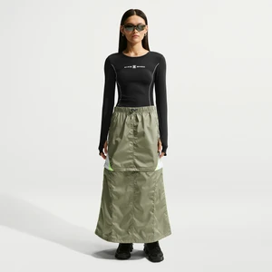 Damska spódnica zapinana na zamek Nike Shox - Szary