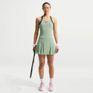 Damska spódniczka tenisowa z wysokim stanem NikeCourt Slam - Zieleń