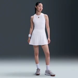 Damska sukienka do tenisa Dri-FIT NikeCourt Slam - Biel