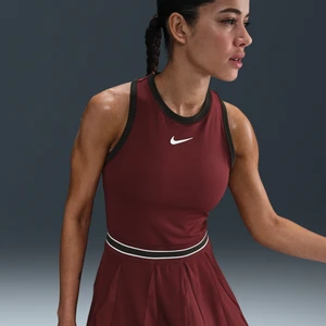 Damska sukienka do tenisa Dri-FIT NikeCourt Slam - Czerwony