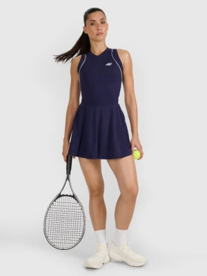 Damska sukienka tenisowa 4F 4FRAW25TFDRF004 - granatowa