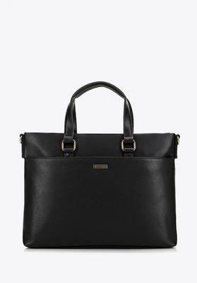 Damska torba na laptopa 13’’ z ekoskóry czarna Wittchen