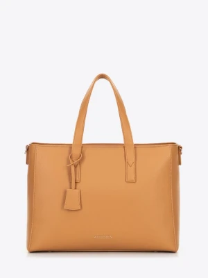 Damska torba na laptopa 16" z imitacji skóry camel Wittchen camelowy