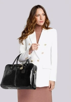 Damska torba na laptopa skórzana z akcesoriami czarna Wittchen