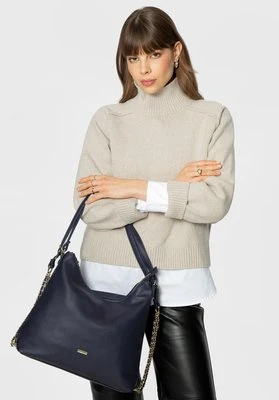 Damska torba – plecak ze skóry ekologicznej granatowa Wittchen