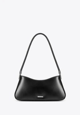 Damska torebka bagietka z imitacji skóry czarna Wittchen