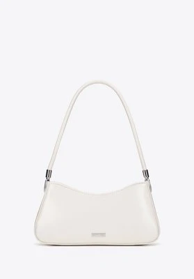 Damska torebka bagietka z imitacji skóry złamana biel Wittchen