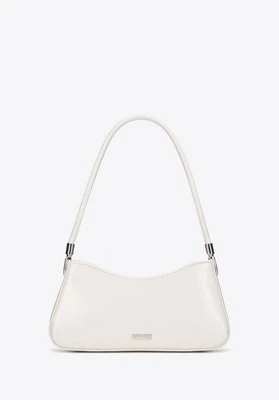 Damska torebka bagietka z imitacji skóry złamana biel Wittchen