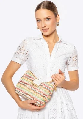 Damska torebka crossbody pleciona multikolor Wittchen