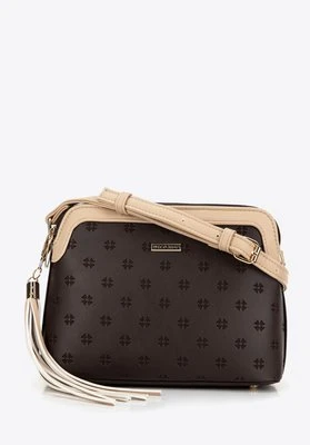 Damska torebka crossbody z chwostem brązowa Wittchen