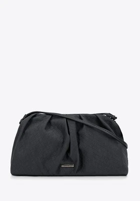 Damska torebka crossbody z marszczeniem szara Wittchen