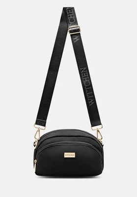 Damska torebka na ramię z nylonu czarna Wittchen