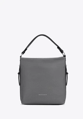 Damska torebka na ramię z rączką z ekoskóry czarna Wittchen