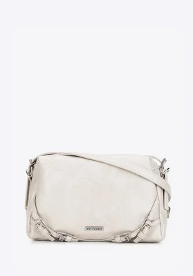 Damska torebka na ramię ze skóry ekologicznej biała Wittchen