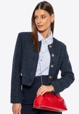 Damska torebka z imitacji skóry z zapięciem na bigiel czerwona Wittchen