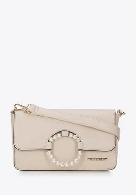 Damska torebka z kółkiem na klapie Wittchen