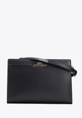 Damska torebka ze skóry naturalnej na ramię czarna Wittchen