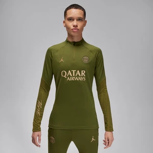 Damska treningowa koszulka piłkarska Jordan Dri-FIT Paris Saint-Germain Strike (wersja czwarta) - Zieleń