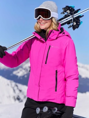 Damska wodoodporna kurtka narciarska Astro - Pink Mountain Warehouse