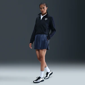 Damska żakardowa spódnica w paski Nike Sportswear - Niebieski