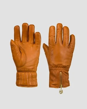Rękawice narciarskie damskie Hestra Leather Swisswool Classic brązowe