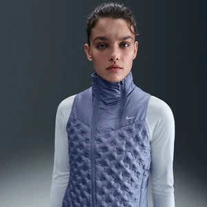Damski bezrękawnik do biegania Nike Therma-FIT ADV Repel AeroLoft - Niebieski