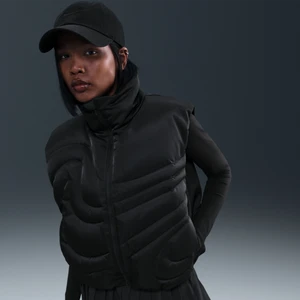 Damski bezrękawnik puchowy o kroju oversize Nike Swoosh Series - Czerń