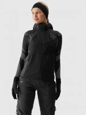 Damski bezrękawnik trekkingowy Primaloft Active 4F 4FWAW24TVJAF165 - czarny