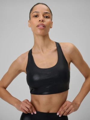 Damski biustonosz do jogi 4F 4FRSS26USBAF264 - czarny