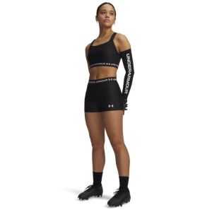 Damski biustonosz treningowy Under Armour HeatGear High - czarny