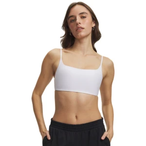 Damski biustonosz treningowy Under Armour Open Back Bralette - biały
