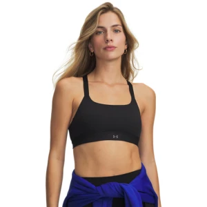 Damski biustonosz treningowy ze średnim wsparciem Under Armour UA Motion Mid Bra - czarny