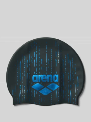 Czepek pływacki z nadrukiem z logo Arena Czarny