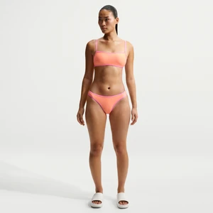 Damski dół od bikini Hipster Nike Swim Ripple Texture - Różowy