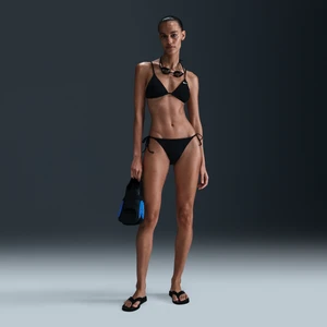 Damski dół od bikini wiązany sznurkami Nike Swim Effortless Essential - Czerń