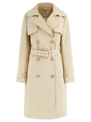 Damski Foamy Taupe Trench Guess