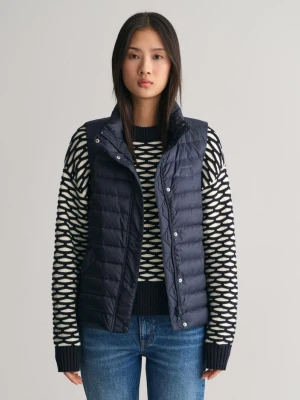 Damski granatowy pikowany bezrękawnik puchowy GANT