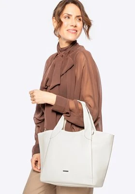 Damski kuferek z ekoskóry kremowy Wittchen