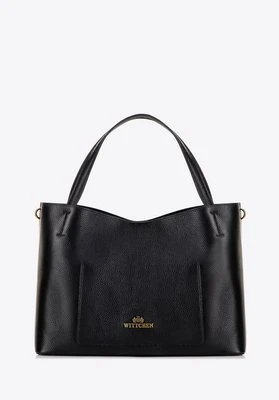 Damski kuferek z wyjmowaną saszetką czarny Wittchen