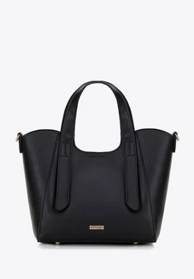 Damski kuferek z wyjmowaną saszetką czarny Wittchen