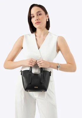 Damski kuferek z wyjmowaną saszetką mini czarny Wittchen