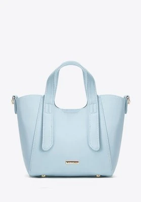 Damski kuferek z wyjmowaną saszetką mini niebieski Wittchen